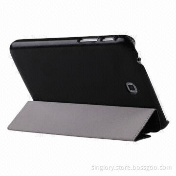 T210 Leather Stand Case for Samsung Galaxy Tab 3 7.0, OEM/ODM Orders Welcomed